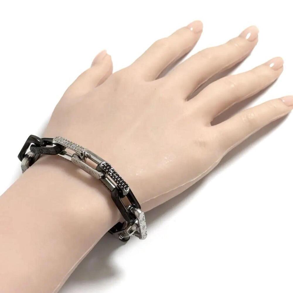 LOUIS VUITTON Monogram Charm Bracelet - Picture 9 of 10